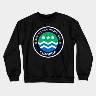 Bowness-on-Windermere - Cumbria Flag Crewneck Sweatshirt